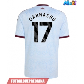 Lacne Muži Futbalové dres Aston Villa Alejandro Garnacho #17 2026-27 Krátky Rukáv - Tretina